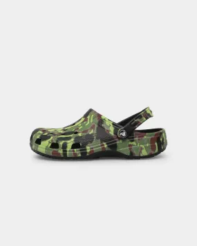 Crocs Classic Clog Spray Camo Black Crocs Classic Clog Spray Camo Black