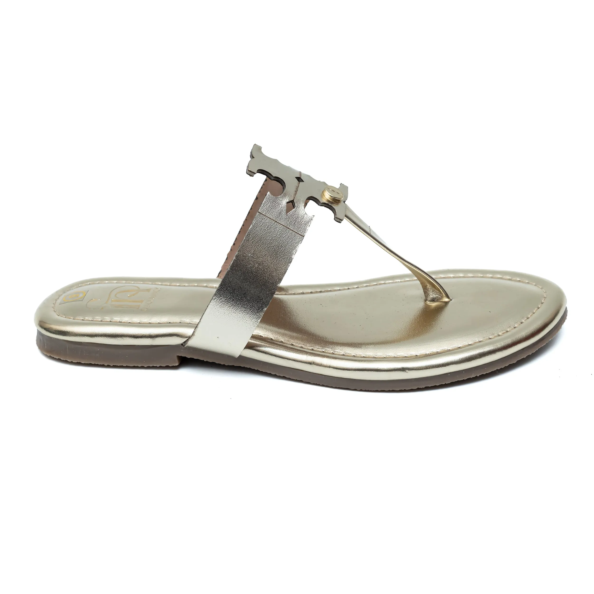 Double Tee Flats - Gold