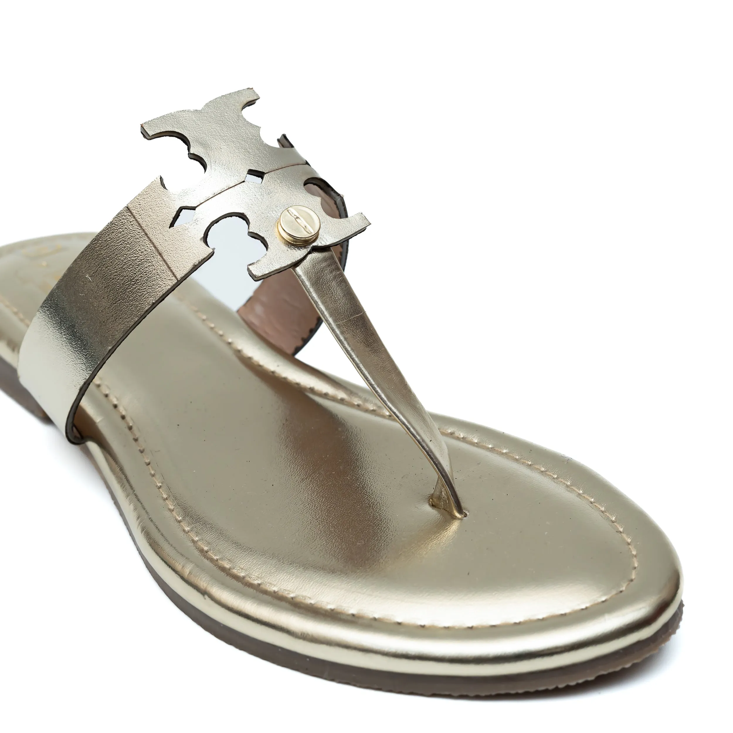 Double Tee Flats - Gold