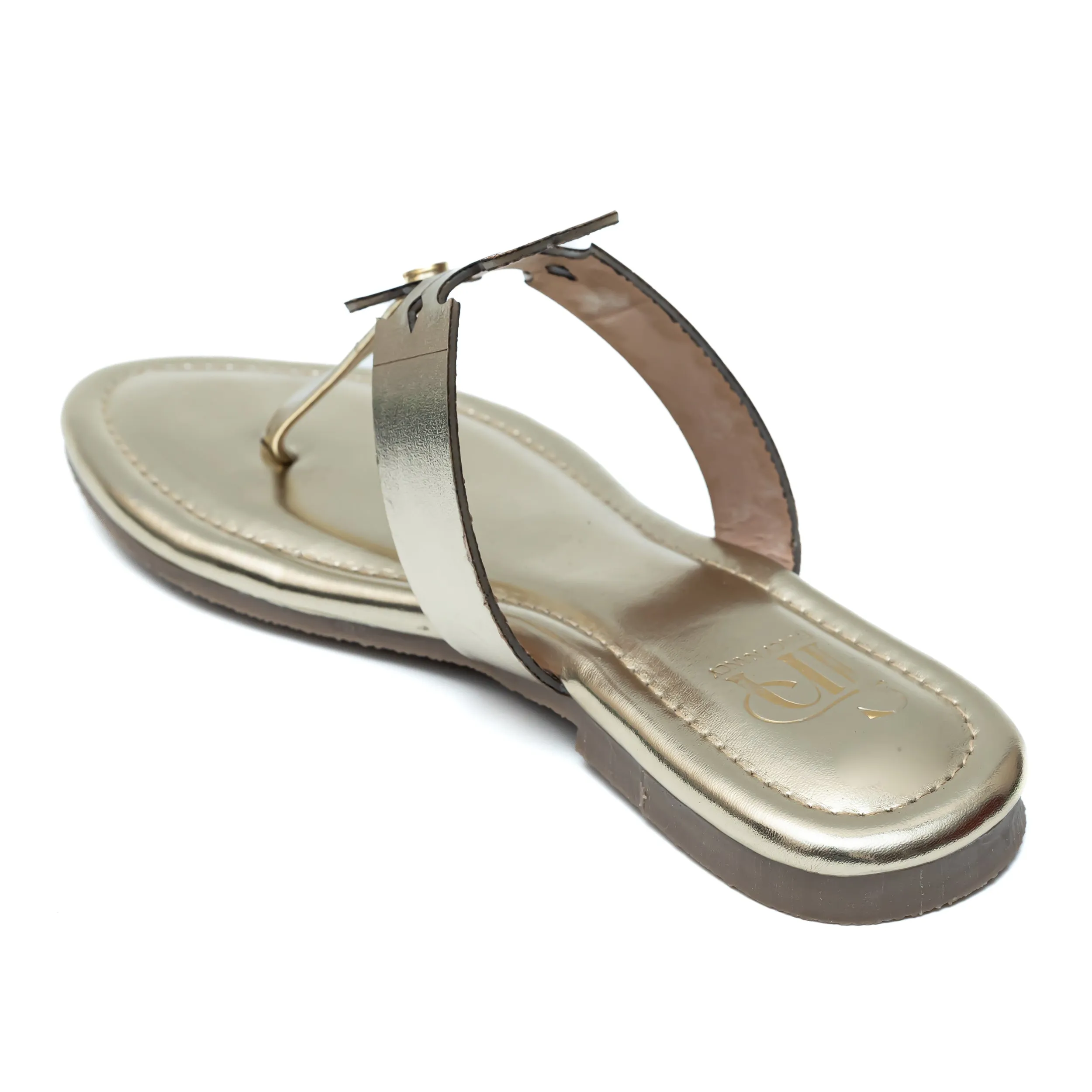 Double Tee Flats - Gold