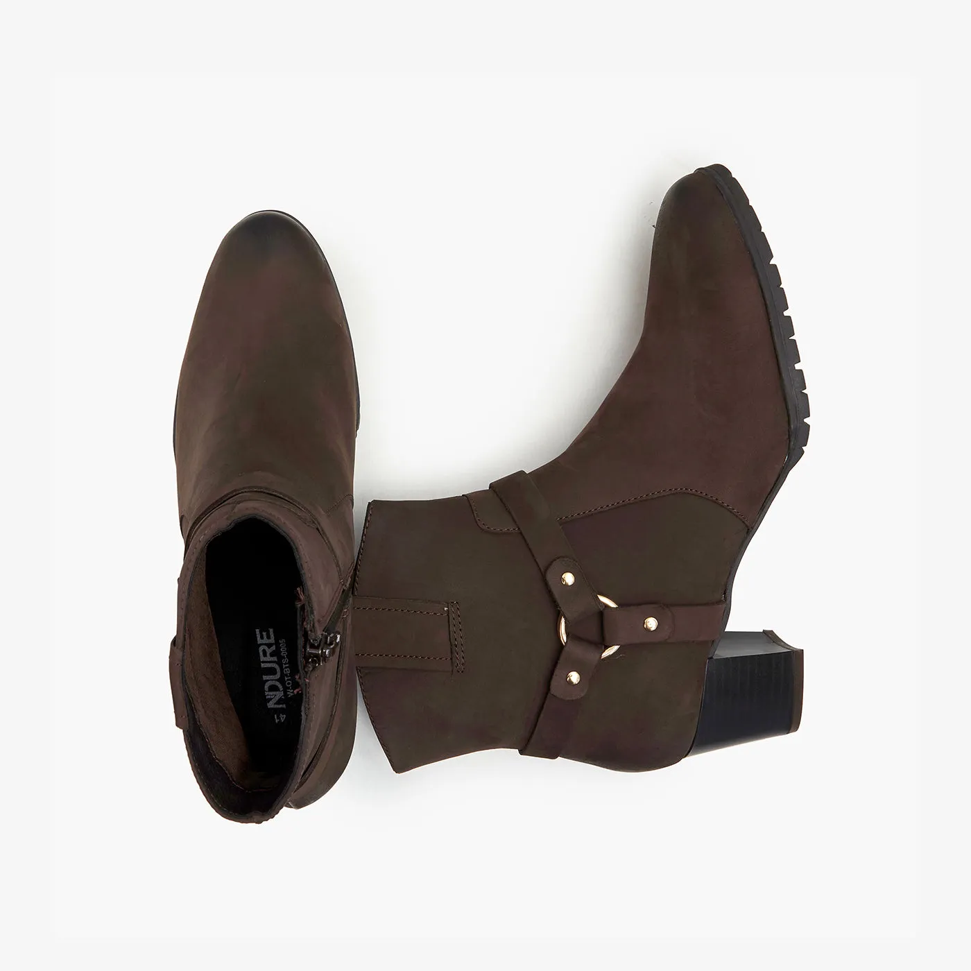 Faux Leather Women Boots
