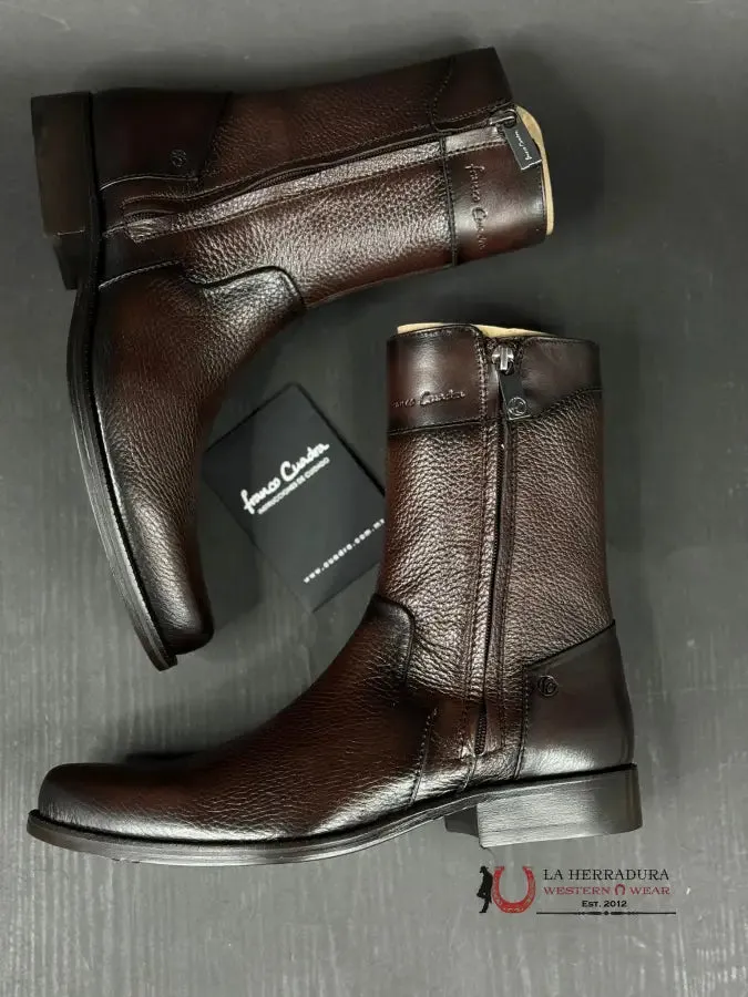 FRANCO CUADRA SHORT BOOT VENADO DIEGO CAFÉ CALF