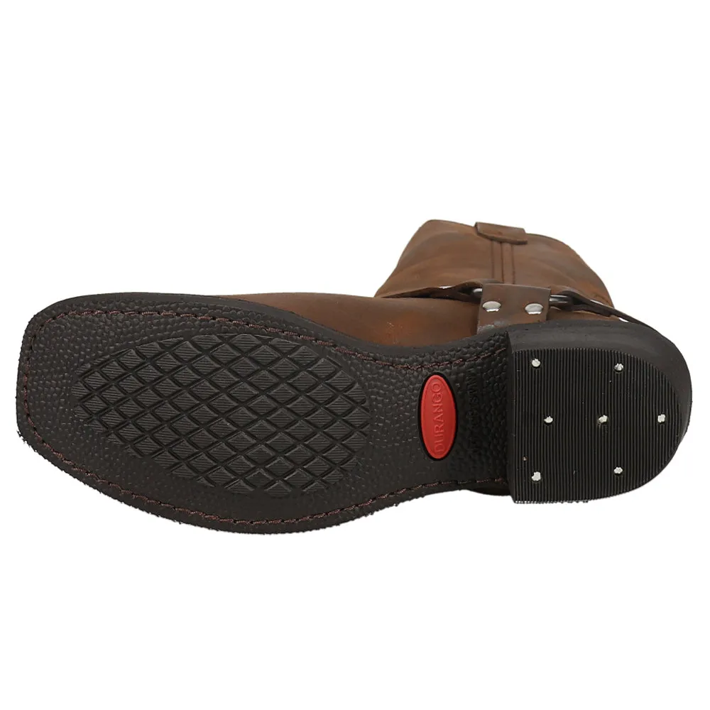 Harness Square Toe Pull On Cowboy Boots