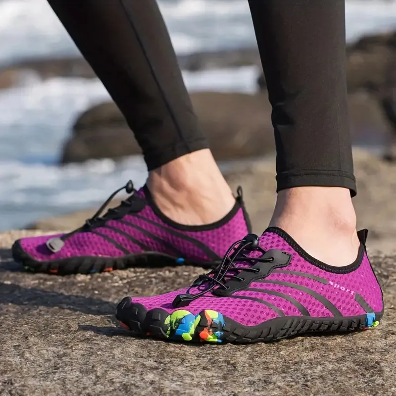 Lace-Up Quick-Drying Aqua Sock Barefoot Water Shoes