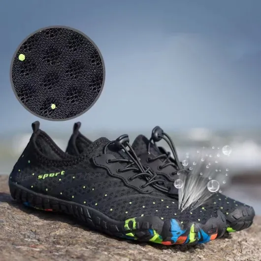 Lace-Up Quick-Drying Aqua Sock Barefoot Water Shoes