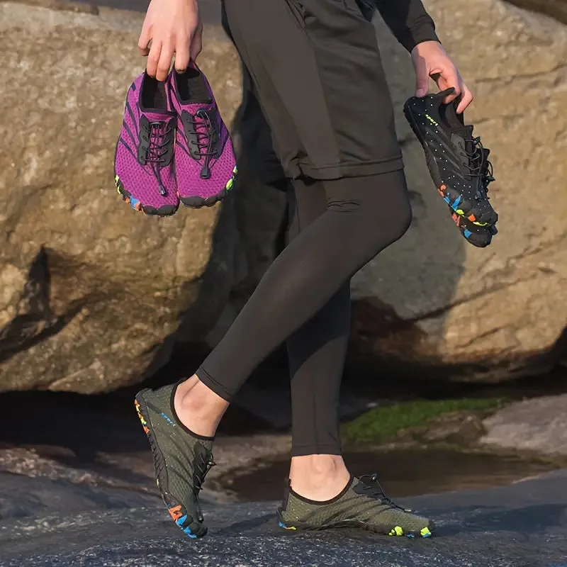 Lace-Up Quick-Drying Aqua Sock Barefoot Water Shoes