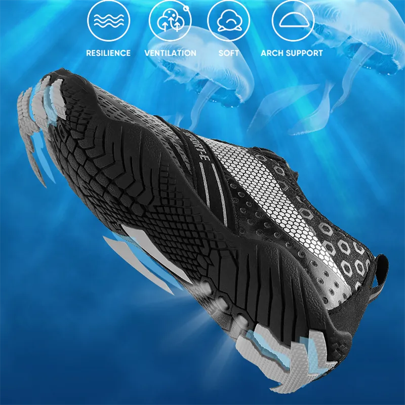 Lightweight Barefoot Quick-drying Five-finger Beach Water Shoes