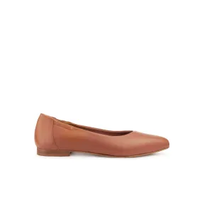 Mara Flexlite Flats Chestnut