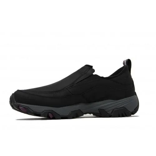 Merrell Women's Coldpack Ice  Moc Waterproof Slip Ons- Black