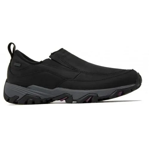 Merrell Women's Coldpack Ice  Moc Waterproof Slip Ons- Black