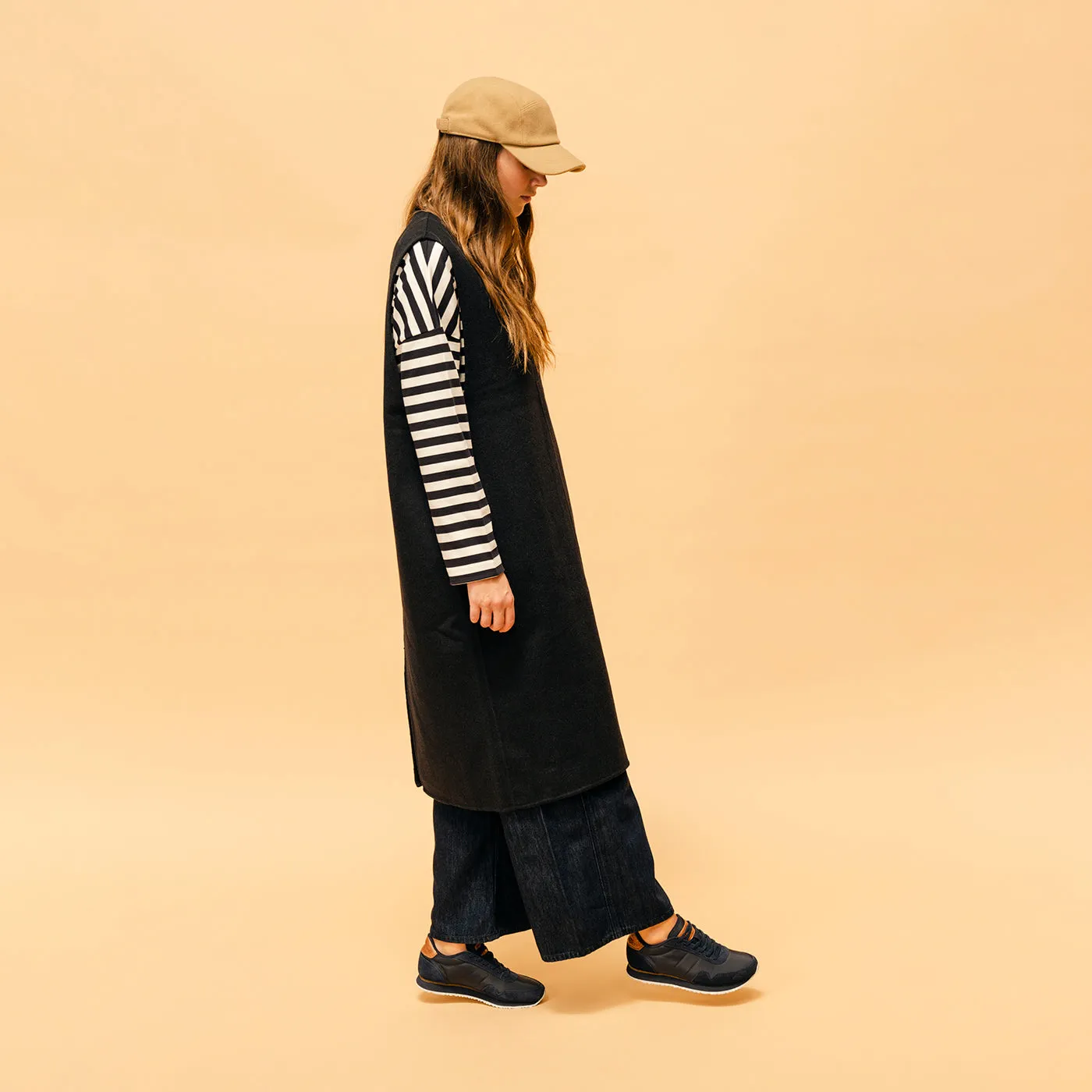 Nora III Leather - Dark Navy