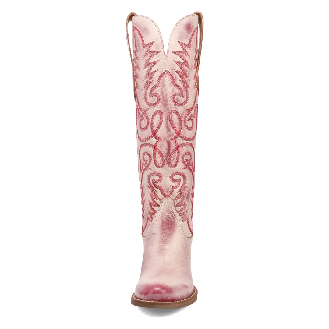 Online Exclusive | Dingo | Faded Love Leather Boots in Red ** PREORDER