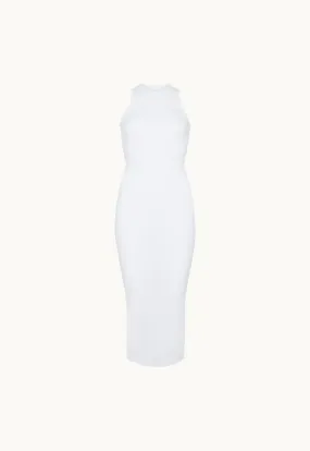 Tank Midi Dress in White