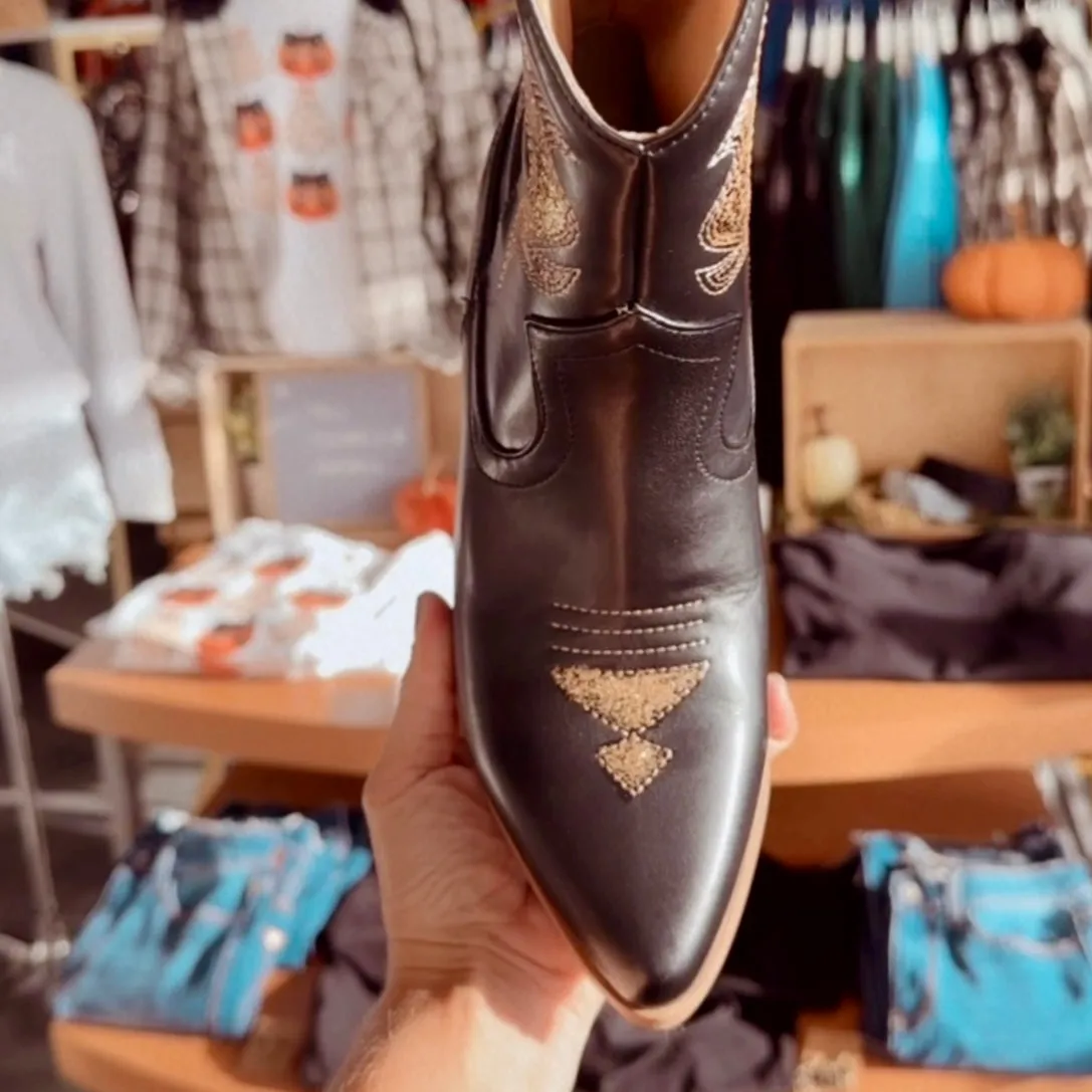 Taylor Glitter Cowboy Boots