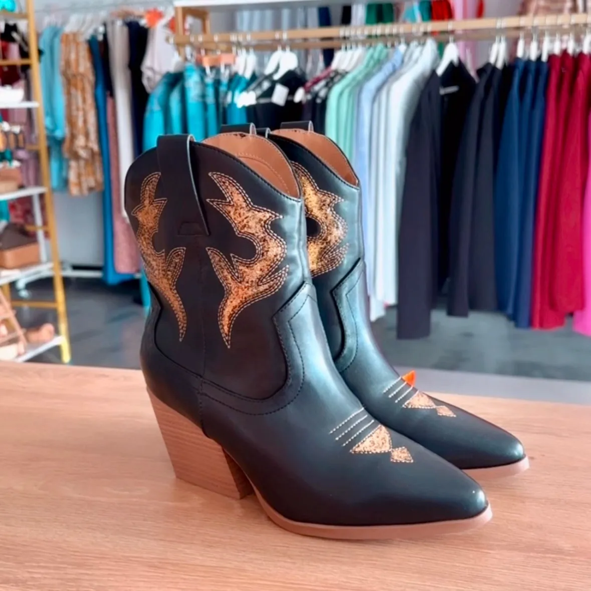Taylor Glitter Cowboy Boots